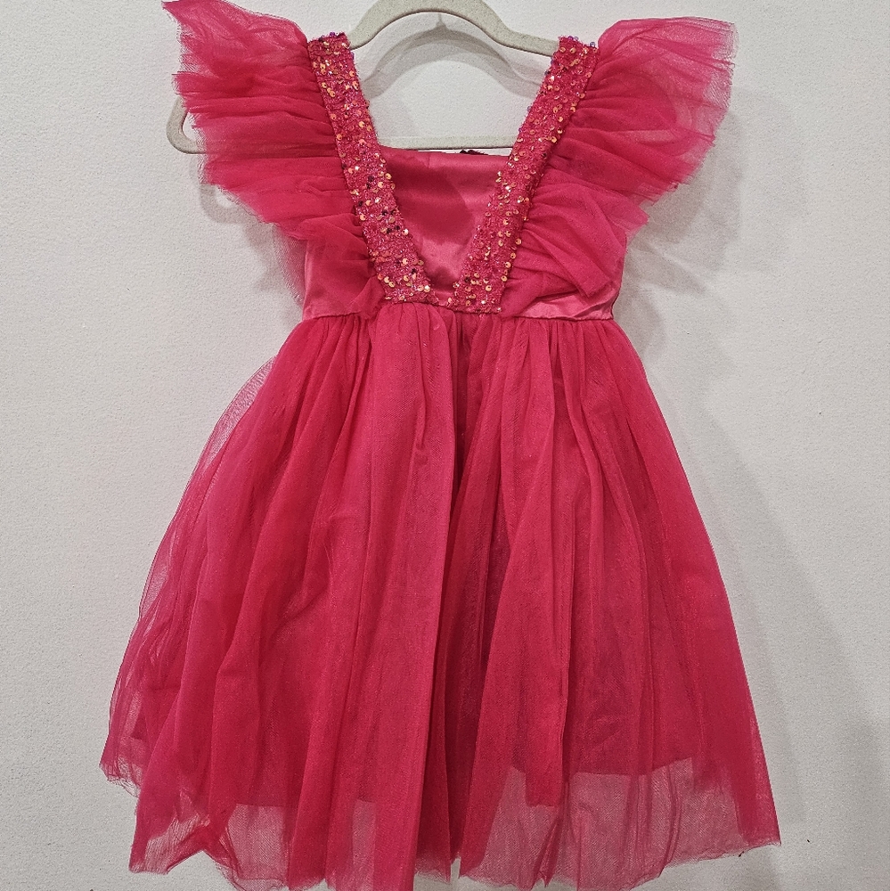 Girls Ruffles Princess Dress (120) 5y.old